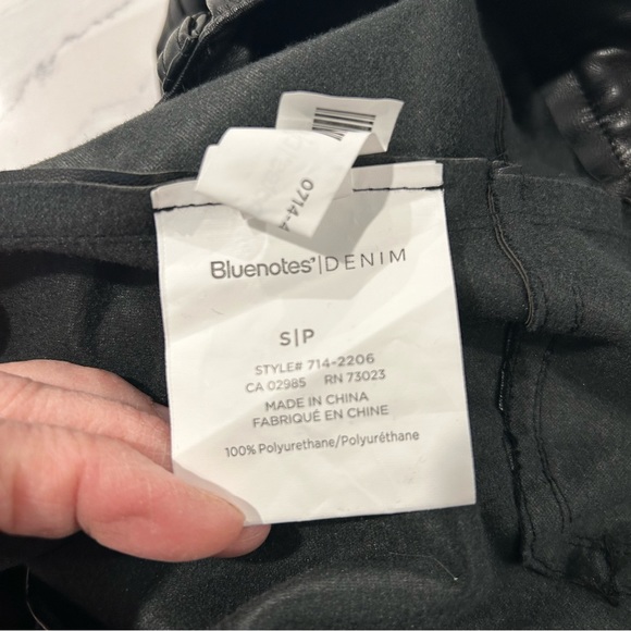 NWOT Vegan Leather Boot Cut Pants - Picture 12 of 16